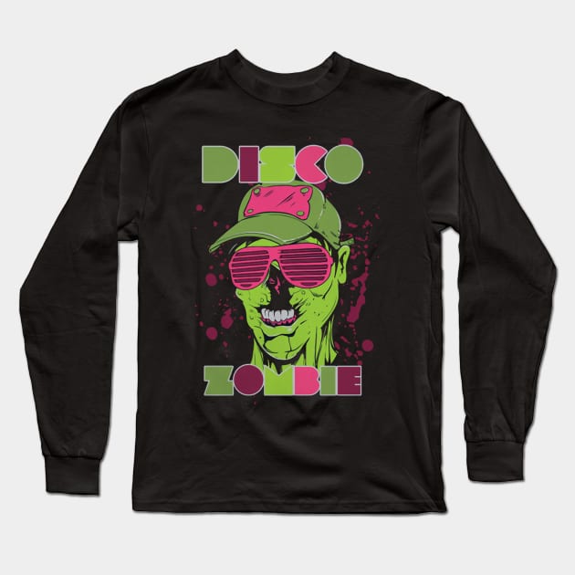 Zombie at The Disco Long Sleeve T-Shirt by asokabudaya